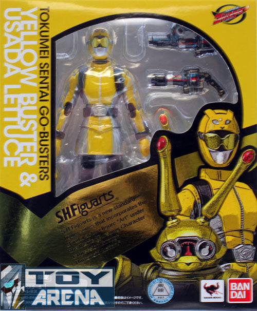 S.H. Figuarts Go-Busters Yellow Buster & Usada Lettuce Exclusive Tamashii