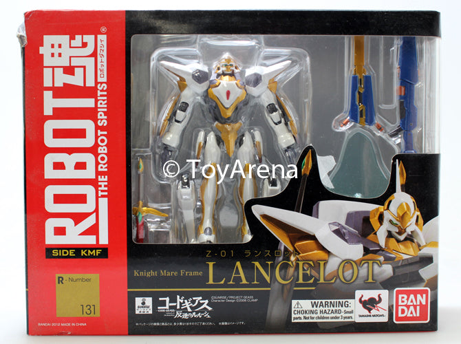 Robot Spirits Damashii #131 Lancelot Code Geass Knight Mare Frame Z-01 Action Figure SHELF WEAR