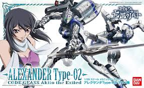 Code Geass 1/35 #04 Alexander Type-02/FW W0X Ayano Mechanic Collection Model Kit