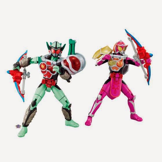 Masked Kamen Rider Gaim AC Kamen Rider Sigurd and Marika Cherry Energy and Peach Energy Arms PB03 Action Figure 2
