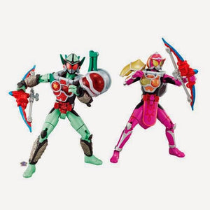 Masked Kamen Rider Gaim AC Kamen Rider Sigurd and Marika Cherry Energy and Peach Energy Arms PB03 Action Figure 2