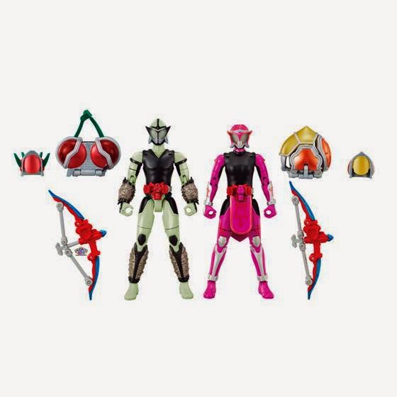 Masked Kamen Rider Gaim AC Kamen Rider Sigurd and Marika Cherry Energy and Peach Energy Arms PB03 Action Figure 8