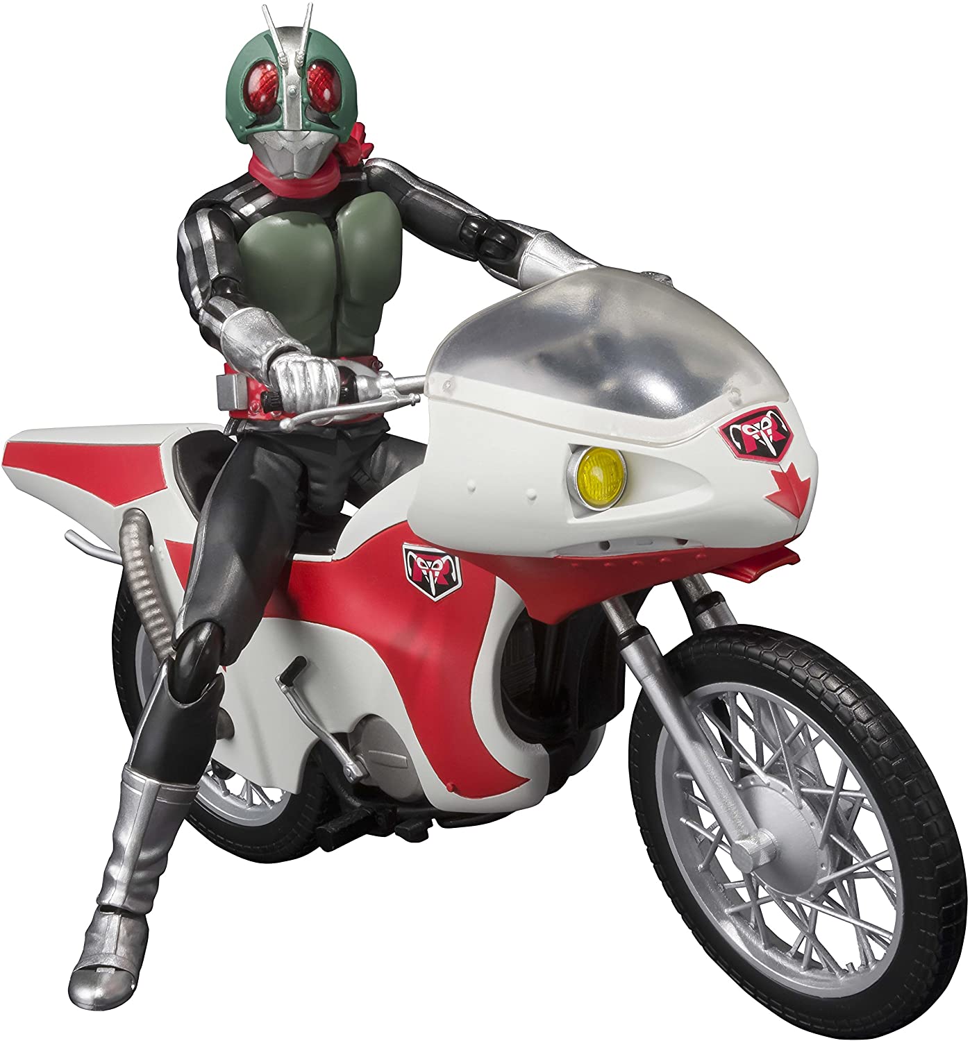 Cyclone Action Figure S.H. Figuarts Masked Kamen Rider New 1 and New Cyclone Action Figure