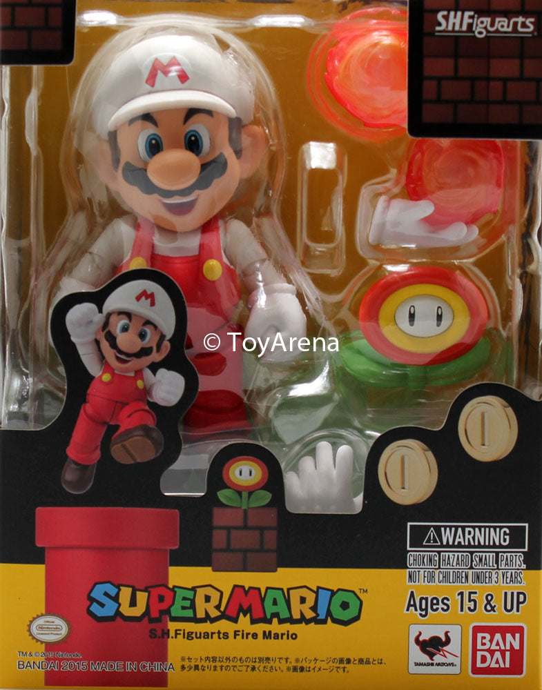 S.H. Figuarts Fire Mario Super Mario Bros. Action Figure