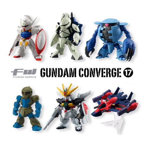 Bandai FW Fusion Works Gundam Converge Volume 17 Trading Figure Set of 8