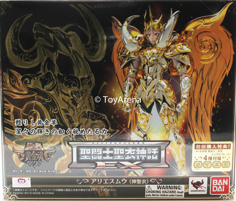 Saint Seiya Myth Cloth EX God Cloth Aries Mu Action Figure