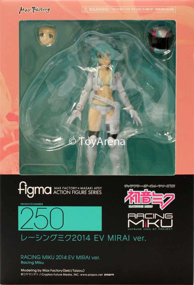 Figma #250 Hatsune Miku Racing 2014 EV Mirai Version Action Figure