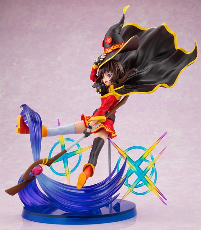 Chara-Ani 1/7 KonoSuba CA Works Megumin (Anime Opening Edition) with Bonus Parts Scale Statue Figure PVC