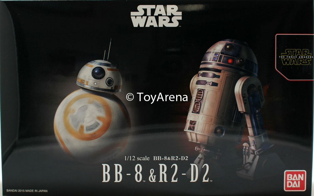 Star Wars 1/72 Scale BB-8 & R2-D2 Model Kit