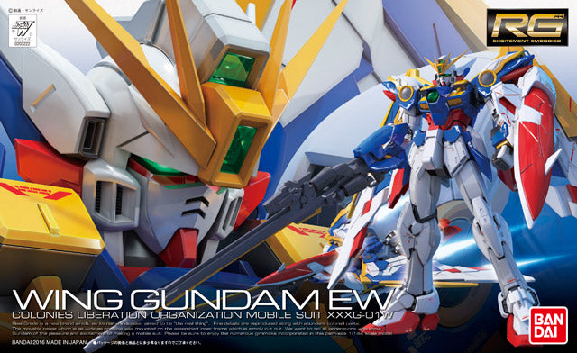 Bandai Model Kit XXXG-01W Wing Gundam EW Mobile Suit Gundam Wing 13 cm  Flerfärgad