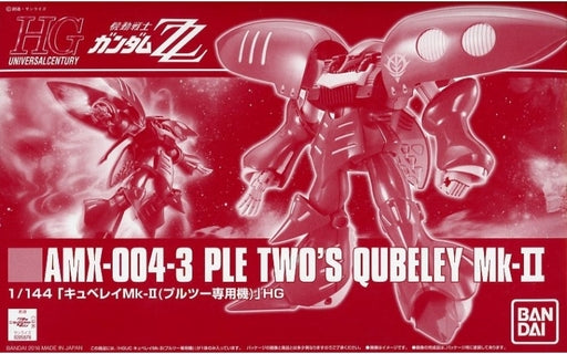 Gundam 1/144 HGUC Gundam ZZ AMX-004-3 Ple Two's Qubeley Mk-II Model Kit Exclusive