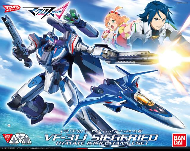 Macross 1/72 #01 Macross Delta VF-31J Siegfried Hayate Immelmann Ver. Model Kit