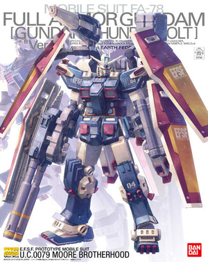 Gundam 1/100 MG Gundam Thunderbolt FA-78 Full Armor Gundam [Thunderbolt Ver.] Ver Ka. Model Kit 1