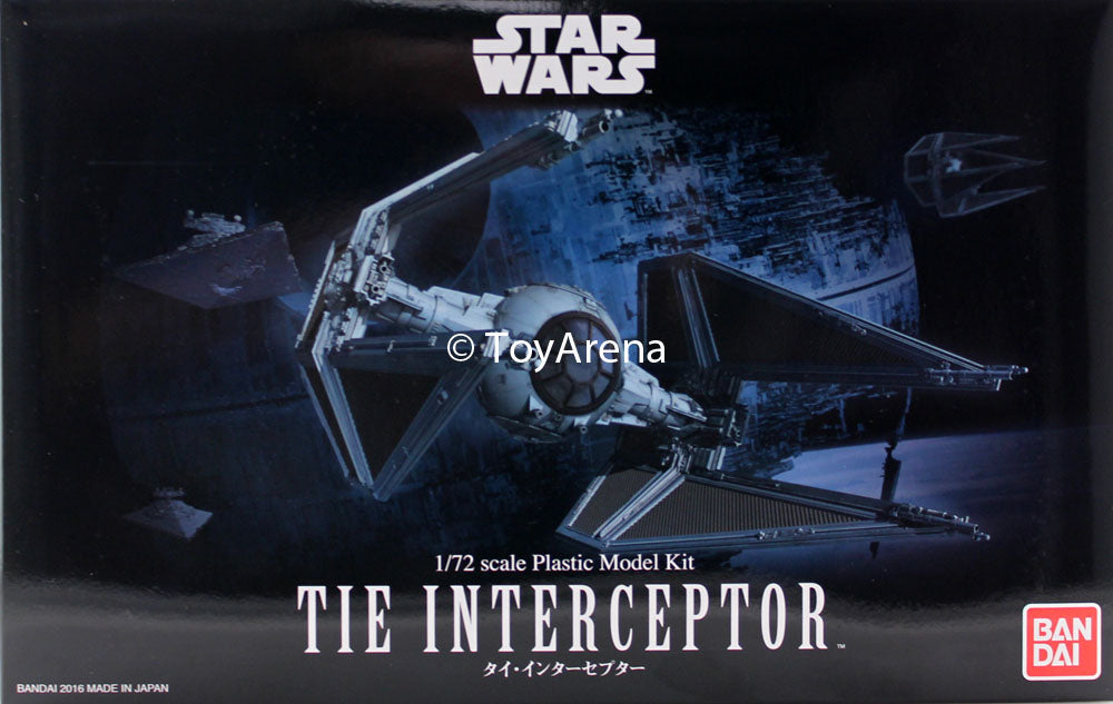 Star Wars 1/72 Scale Tie Interceptor Model Kit