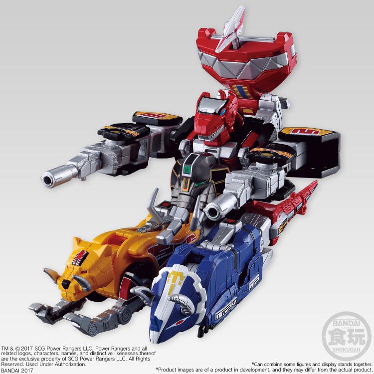 Bandai Shokugan Super MiniPla Power Rangers Megazord (Zyuranger Daijyujin) Model Kit