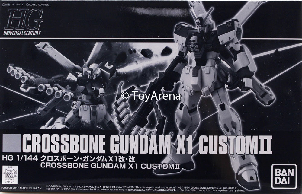 Gundam 1/144 HGUC Crossbone Gundam X-I Custom II (Skullheart) Model Kit Premium Bandai Exclusive