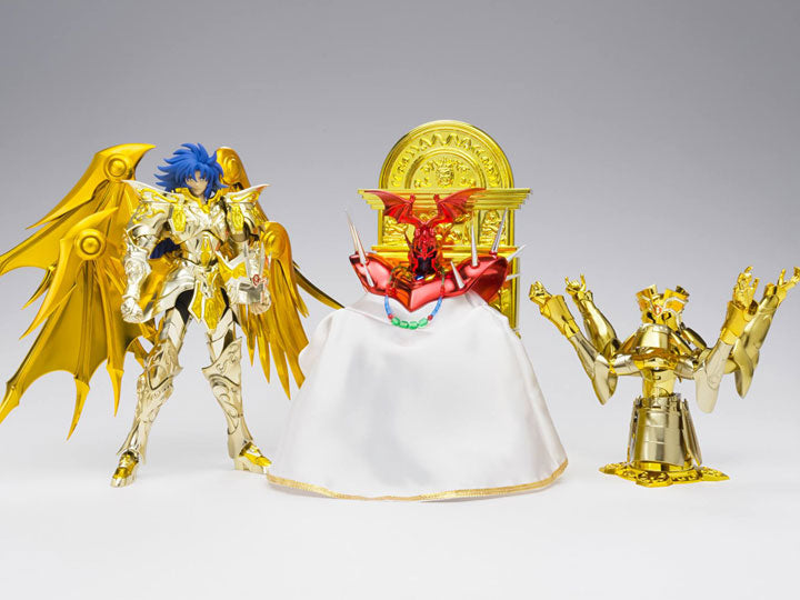 Saint Seiya Myth Cloth EX God Cloth Gemini Saga Premium Set Soul of Gold Action Figure
