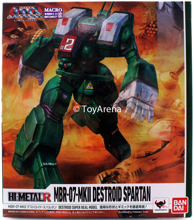 Hi-Metal R MBR-07 MKII Destroid Spartan Super Dimension Fortress Macross Die Cast Action Figure