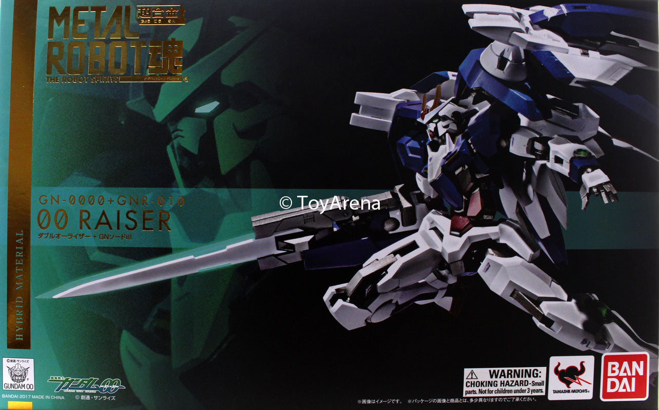 Robot Spirits Damashii Metal 00 Raiser + GN Sword III Gundam 00 Action Figure