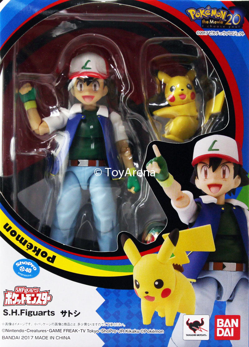 S.H. Figuarts Pokemon The Movie 20 Ash Ketchum and Pikachu