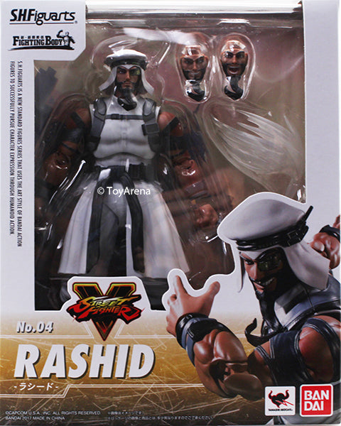 S.H. Figuarts Street Fighter V (5) Rashid Action Figure