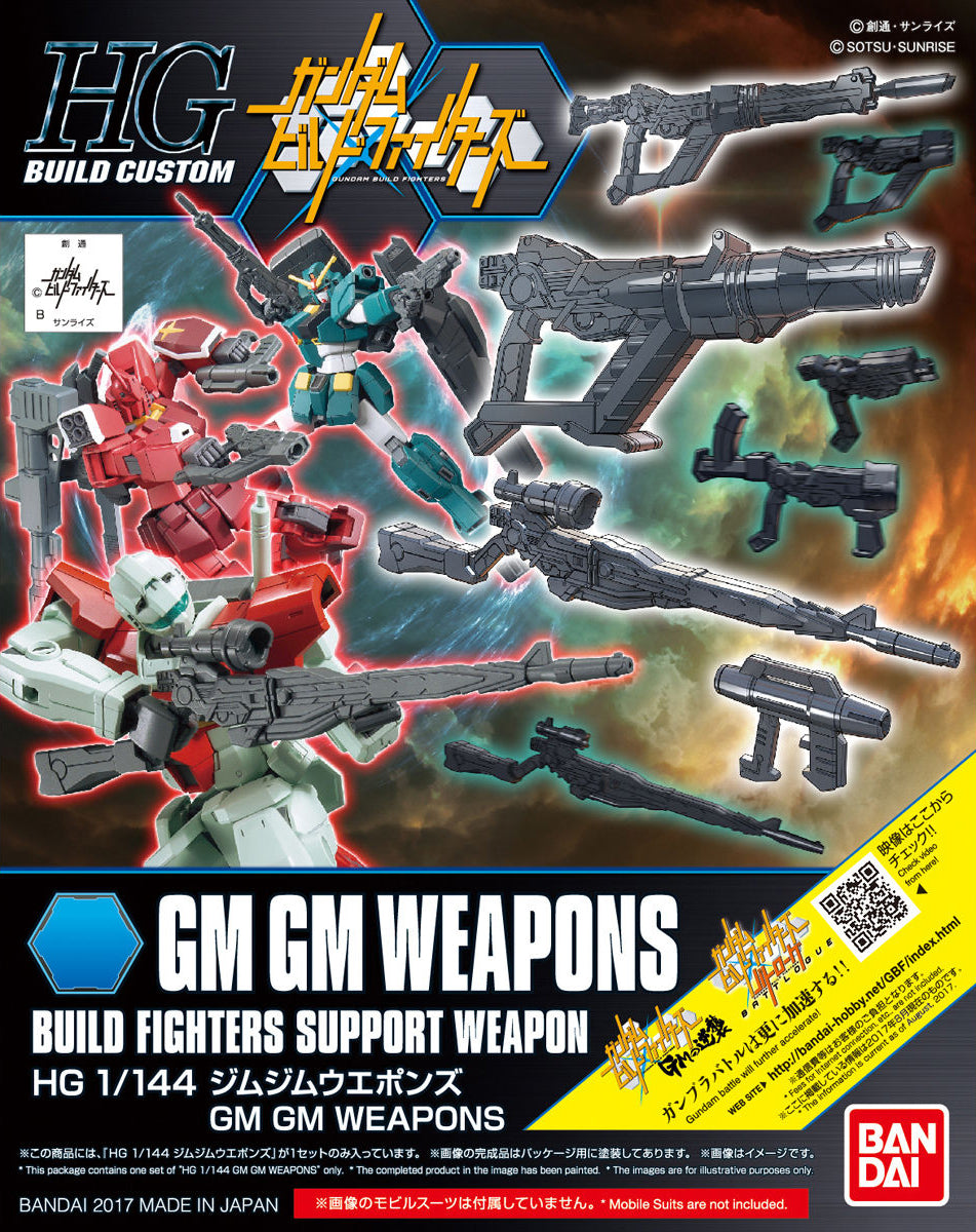 Gundam 1/144 HGBC #030 GM GM Weapons Build Custom Model Kit