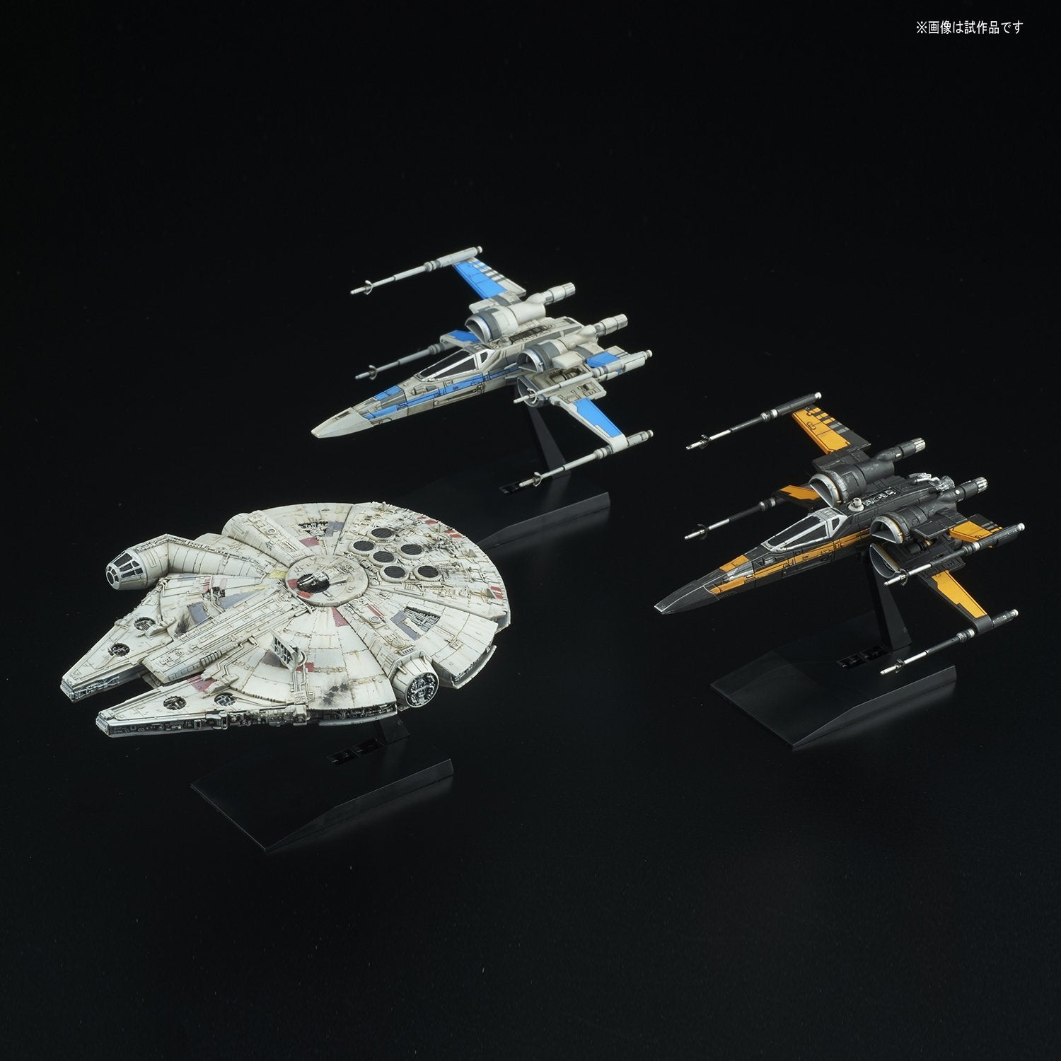 Star Wars 1/144 and 1/350 Scale Resistance Vehicle Set Star Wars Episode VIII The Last Jedi Model Kit