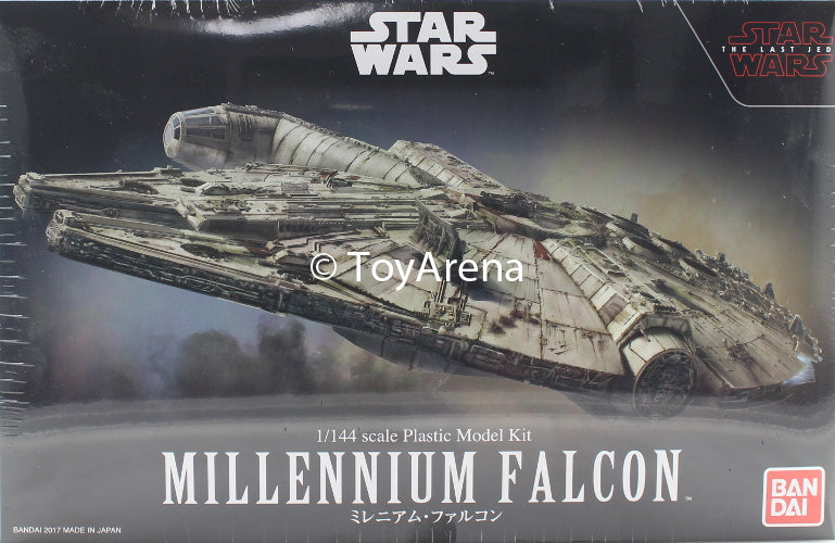 Star Wars 1/144 Scale Millenium Falcon Star Wars Ep VIII The Last Jedi Model Kit