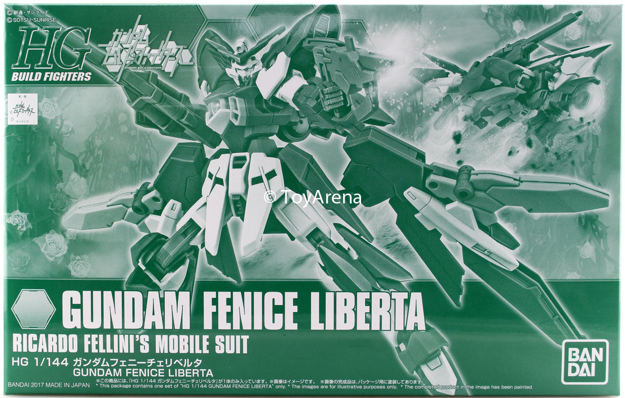 Gundam 1/144 HGBF Gundam Build Fighters Gundam Fenice Liberta Ricardo Fellini's Mobile Suit Model Kit Exclusive