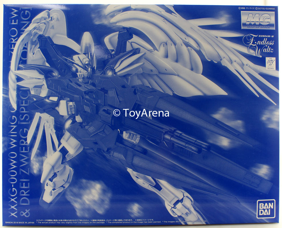 Gundam 1/100 MG Gundam Wing Wing Gundam Zero Custom EW + Drei Zwerg Special Coating Ver. Model Kit Exclusive
