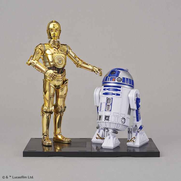 Star Wars 1/12 Scale C-3P0 and R2-D2 Model Kit