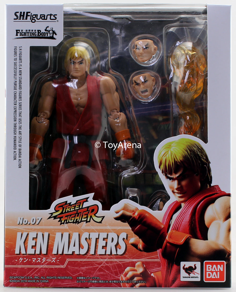 S.H. Figuarts Street Fighter V (5) Ken Masters Action Figure