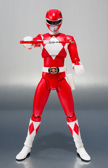 Bandai Tamashii Nations SH Figuarts Armored Red Ranger Mighty Morphin Power  Rangers Action Figure