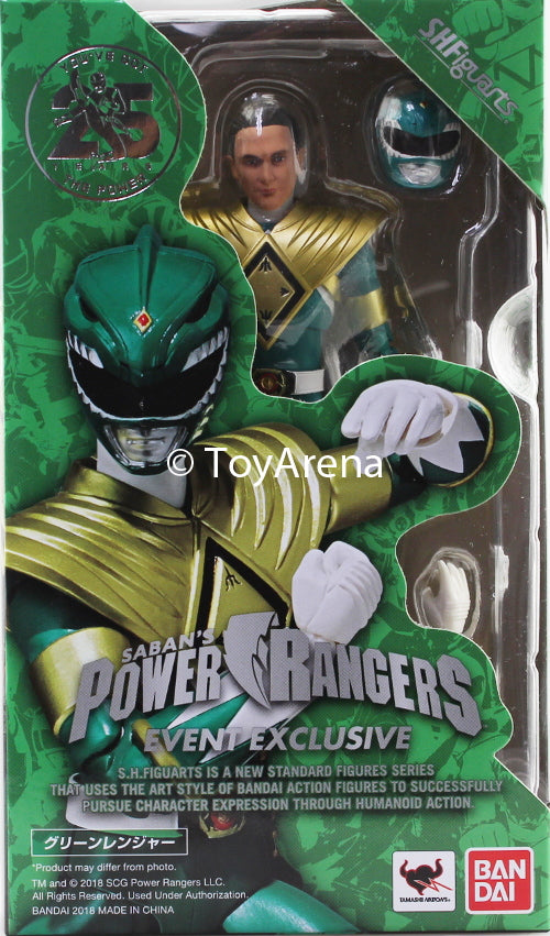 Tamashii Nation SDCC 2018 S.H. Figuarts Green Power Rangers Original Tommy