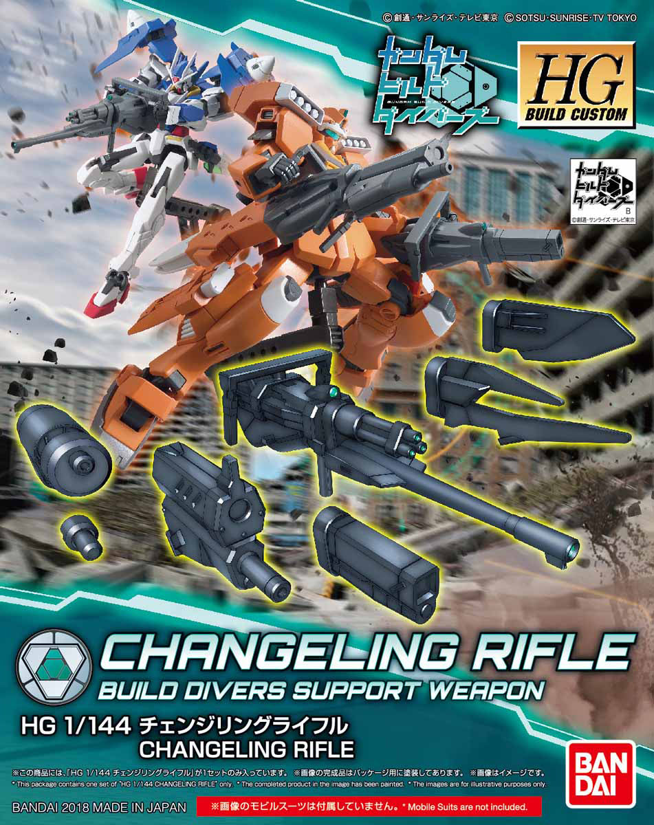 Gundam 1/144 HGBC #035 Changeling Rifle Build Custom Model Kit