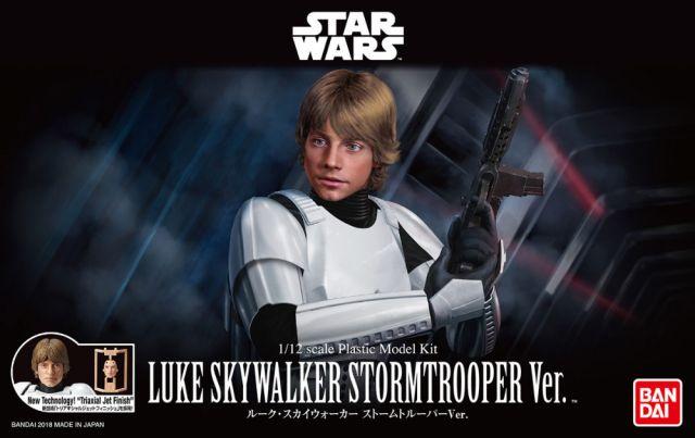 Star Wars 1/12 Scale Luke Skywalker Stormtrooper Disguise Model Kit 3