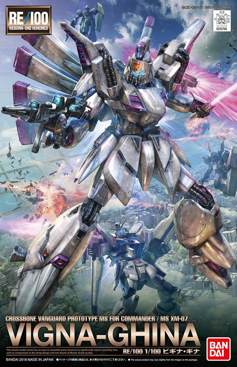 Gundam RE/100 #009 Gundam F91 XM-07 Vigna-Ghina Model Kit
