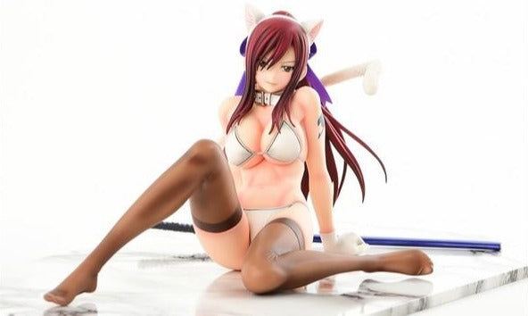 Orca Toys 1/6 Fairy Tail Erza Scarlet White Cat Gravure Style PVC Scale Statue Figure