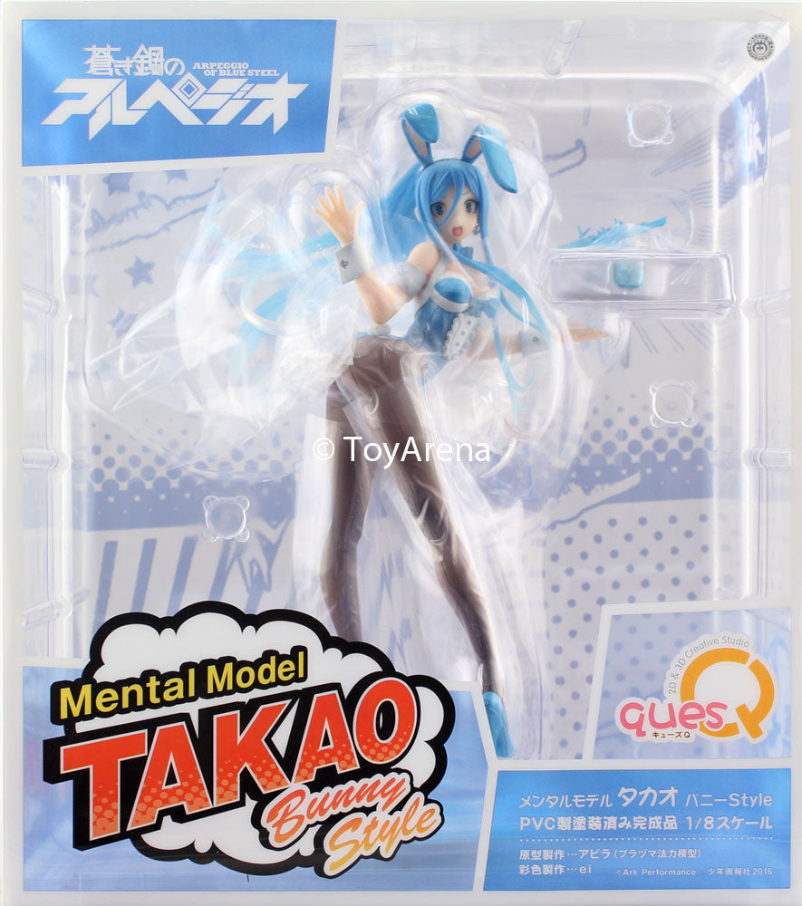 Ques Q 1/8 Scale Mental Model Takao Bunny Ver Arpeggio of Blue Steel  PVC Scale Statue Figure
