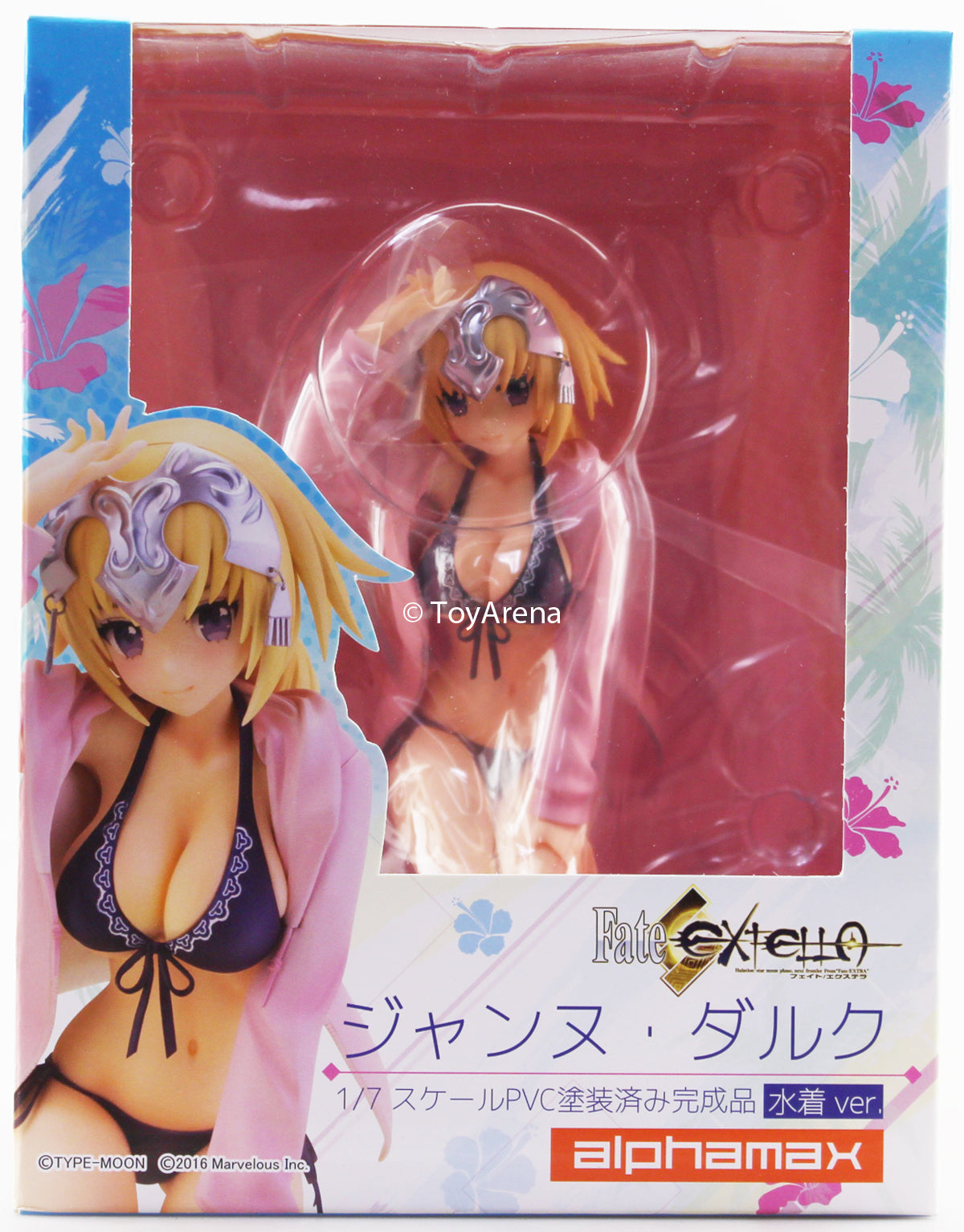 Alphamax 1/7 Fate/ Extella Saber Ruler/ Jeanne d'Arc Swimsuit Ver. Scale Statue Figure PVC