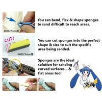 God Hand Godhand GH-KS10-A3A Sanding Stick Sponge Assortment Set A 10mm For Plastic Model Kit
