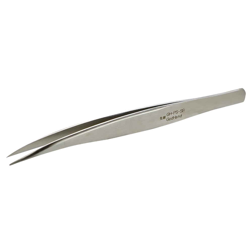 God Hand Godhand GH-PS-SB Precision Tweezers Thin Tip For Plastic Model Kit