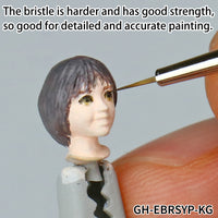 God Hand Godhand GH-EBRSYP-KG Brushwork Short Grip Sharp Point Extra Fine Paint Brush For Plastic Model Kit