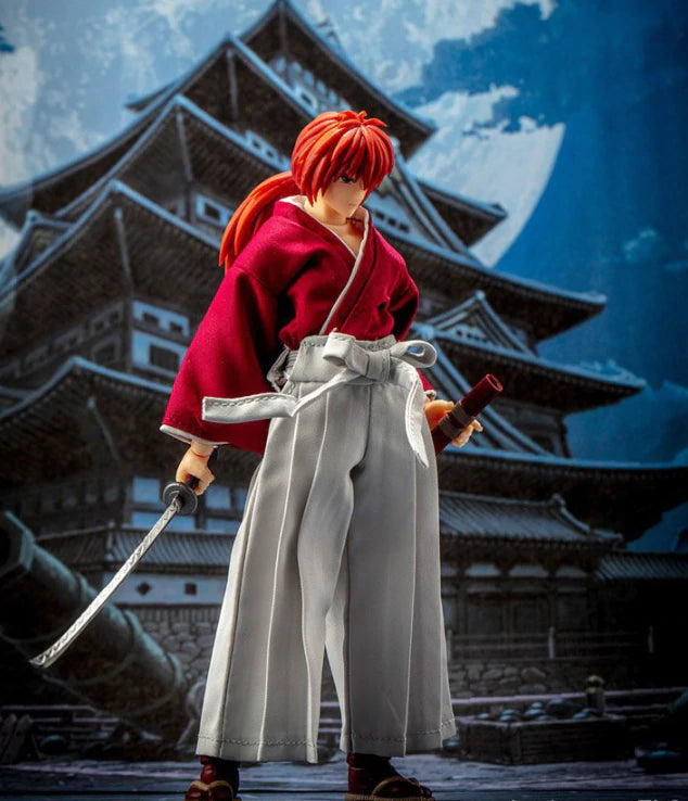 Dasin Models 6 Inch Rurouni Kenshin Himura Kenshin Samurai X Red Version