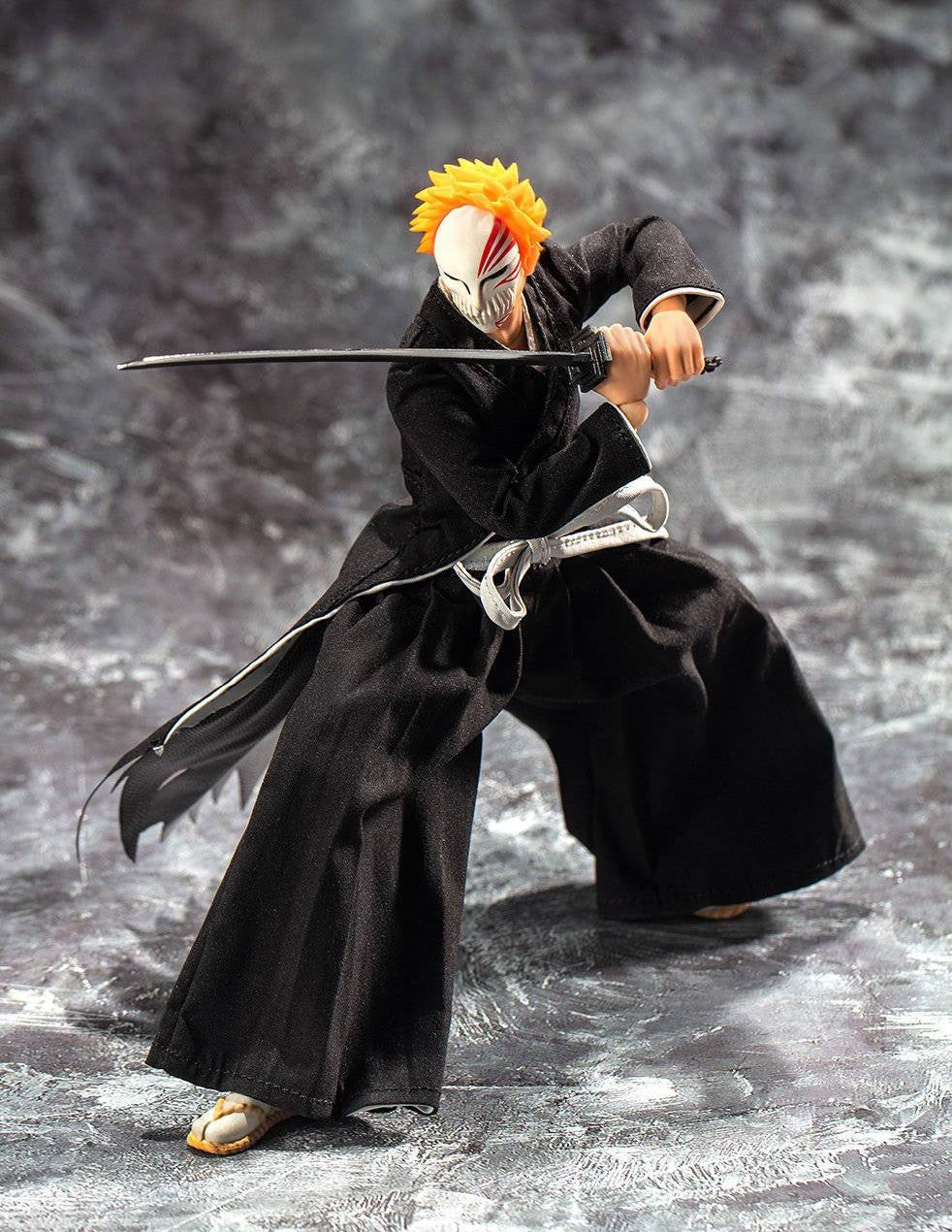 Dasin Models 1/12 6 Inch Bleach Ichigo Kurosaki Bankai Tensa Zangetsu Action Figure