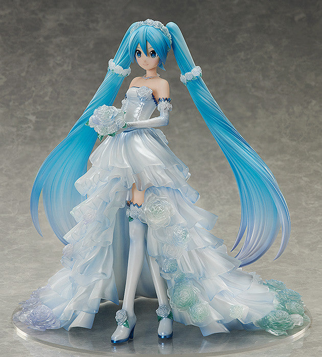 FREEing! 1/7 Vocaloid Hatsune Miku Wedding Dress Ver. Scale Statue Figure