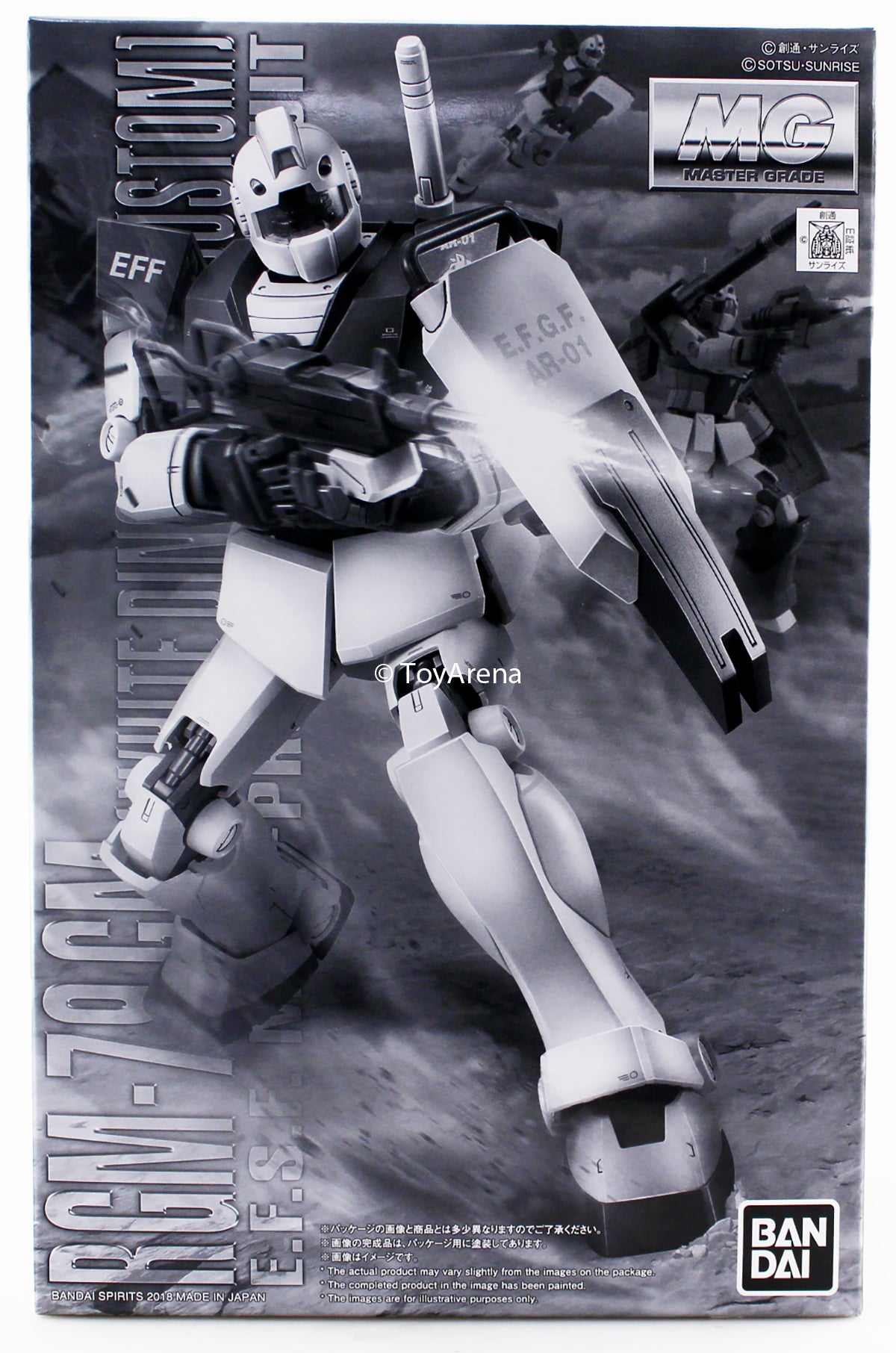 Gundam 1/100 MG Gundam 0079 RGM-79 GM White Dingo Team Custom Model Kit Exclusive