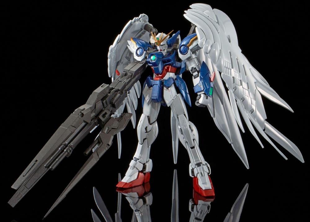 Gundam 1/144 RG Wing Gundam Zero EW and Drei Zwerg Titanium Finish Model Kit Exclusive