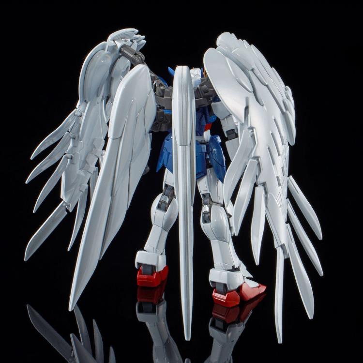 Gundam 1/144 RG Wing Gundam Zero EW & Drei Zwerg [Titanium Finish] (Wing Zero Custom) Model Kit Bandai Exclusive