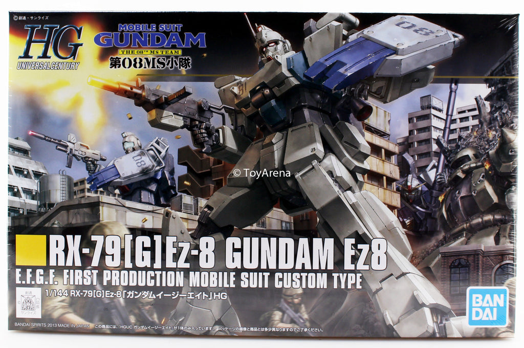 Gundam 1/144 HGUC 155 08th MS Team RX79(G)Ez8 Gundam Ez8 Model Kit